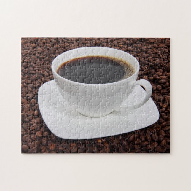 Coffee Cup Roast Delight Jigsaw Puzzle (Horizontal)