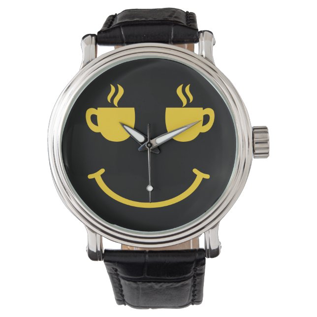 Coffee Cup Smile Watch (Front)