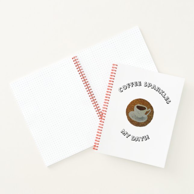 Coffee Cup Spiral Notebook (Inside)