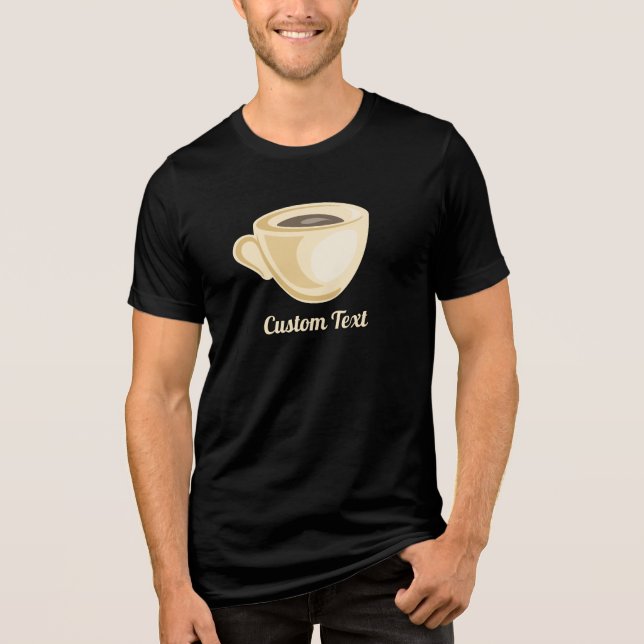 Coffee Cup Tri-Blend Shirt (Front)