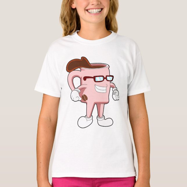 Coffee cup with Coffee T-Shirt (Front)