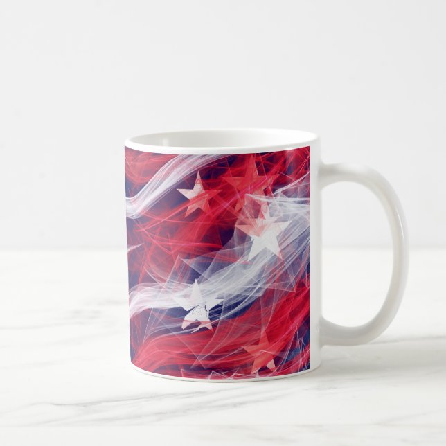 Coffee cup with patriotic design (Right)