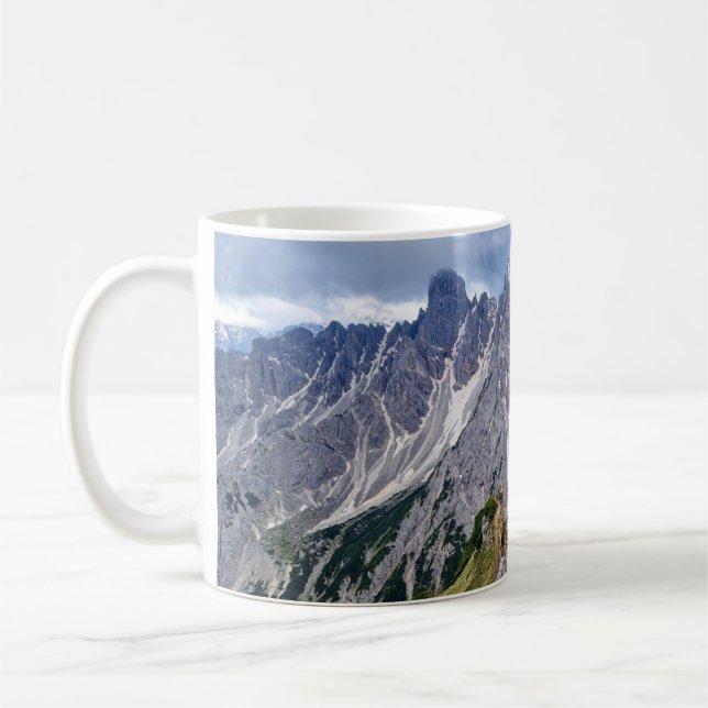 Coffee cup with the Dolomites (Left)