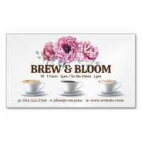Coffee Cups and Flowers