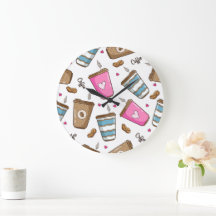 Coffee Cups, Coffee Beans, Hearts, Coffee Lover