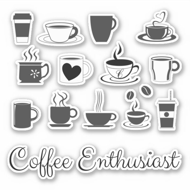 Coffee Cups for Coffee Enthusiast - Aesthetic (Front)