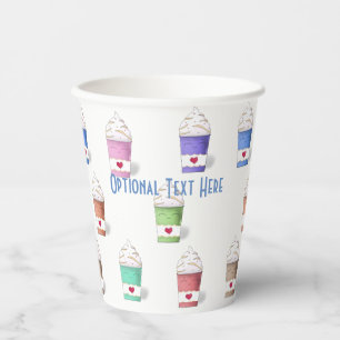 Coffee Cups in Full Colours 