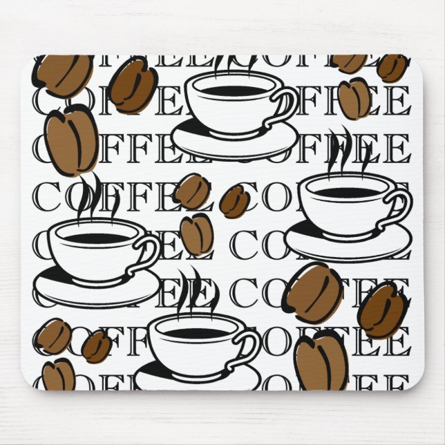 Coffee Cups Mousepad (Front)