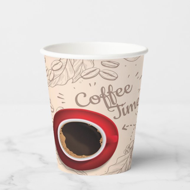Coffee Cups Personalised Branded (Front)