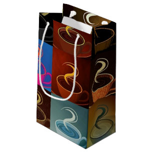 Coffee cups small gift bag