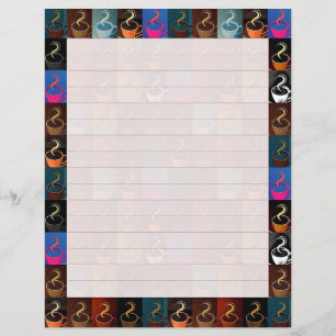 Coffee cups stationery paper