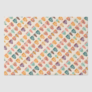 Coffee Cups Tissue Paper