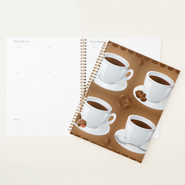 Coffee Cups with Beans and Chocolate Planner (Creator Uploaded)