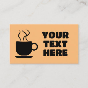 COFFEE CUSTOM BUSINESS CARDS