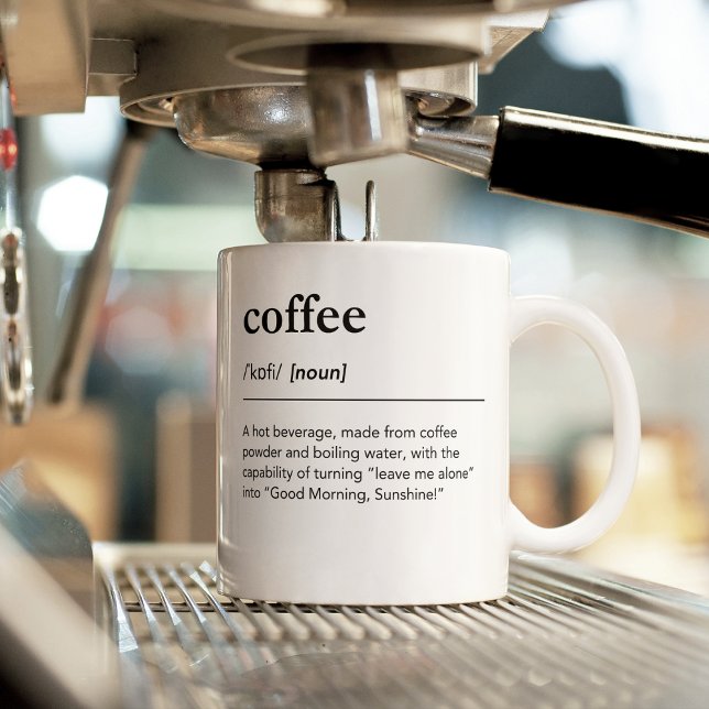 Coffee Definition Caffeine Addict Barista Mug (Creator Uploaded)