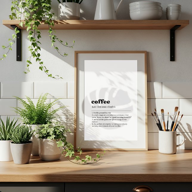 Coffee Definition Poster | Dictionary Style (Creator Uploaded)