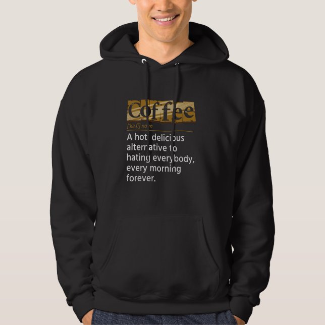 Coffee Definition Shirt Gift For Coffee Lover (Front)