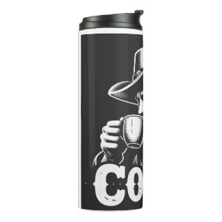 Coffee del Vaquero thermal glass Thermal Tumbler