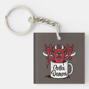 Coffee Demon Key Ring