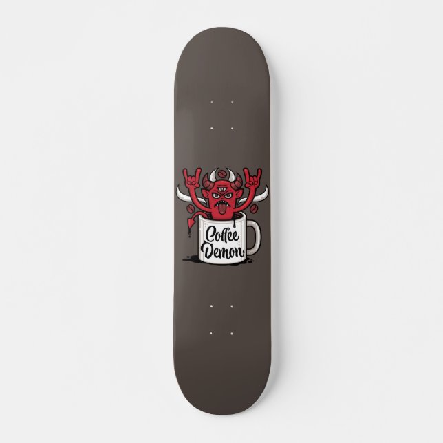 Coffee Demon Skateboard (Front)