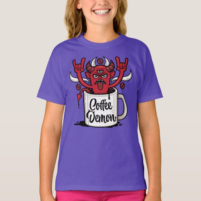 Coffee Demon T-Shirt (Front)