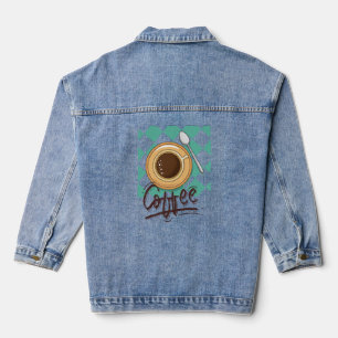 COFFEE DENIM JACKET