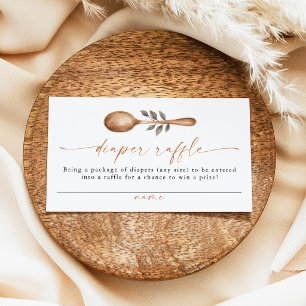 Coffee Diaper Raffle, A Baby Is Brewing Ticket