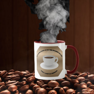 Coffee doesn't do miracles mug