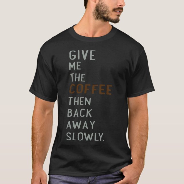 coffee  dog head black labs  T-Shirt (Front)