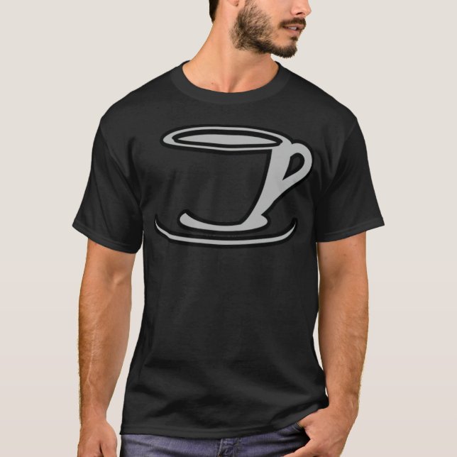 Coffee  dog print breed  T-Shirt (Front)
