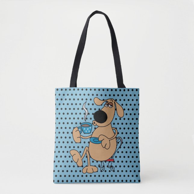 Coffee Dog Tote Bag (Front)