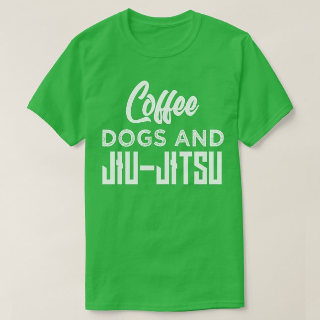 Coffee Dogs Jiu Jitsu T-Shirt (Design Front)