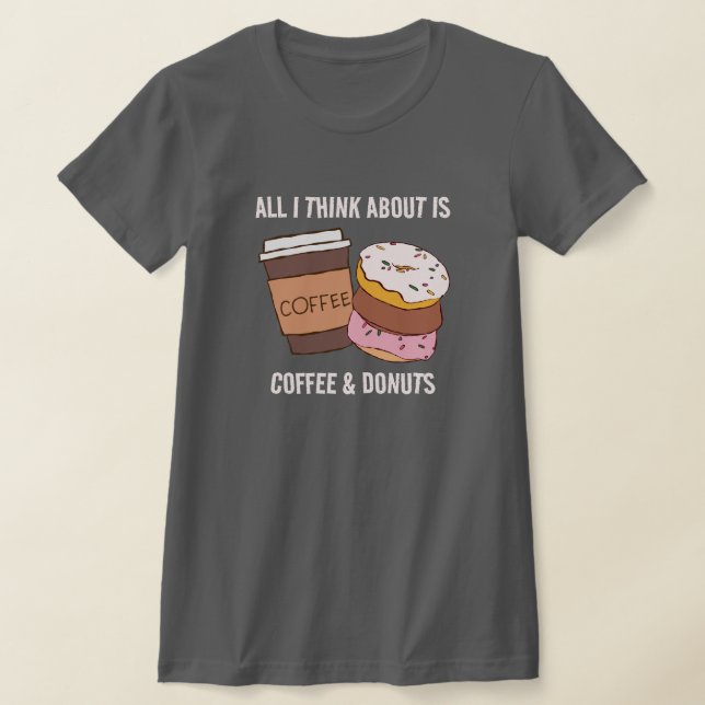 Coffee & Doughnuts T-Shirt (Laydown)