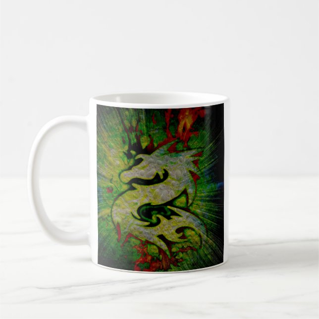 Coffee Dragon Coffee Mug (Left)