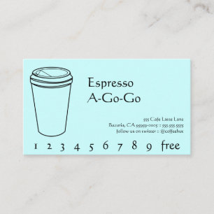 Coffee Drink Punch / Loyalty Card