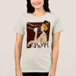 Coffee Drinker Cafés Rajah. Henri Meunier, 1897 Tri-Blend Shirt