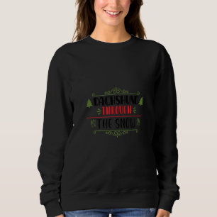 Coffee Drinking Elf Matching Family Group Christma Sweatshirt