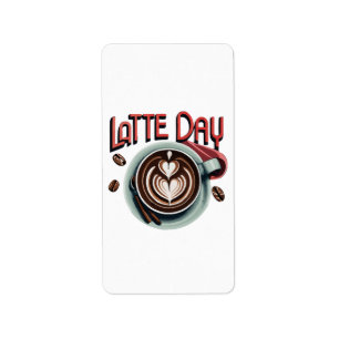 Coffee Drinks Label