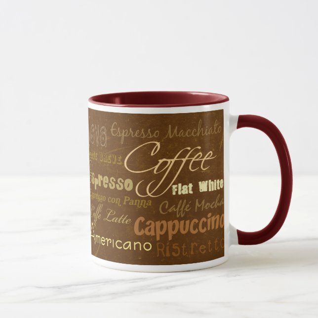 Coffee Drinks Mug (Right)