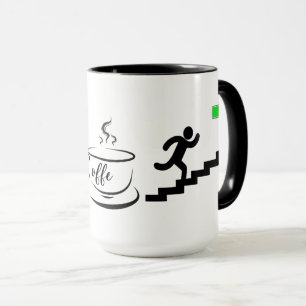 Coffee Energy Battery Level Design Mug