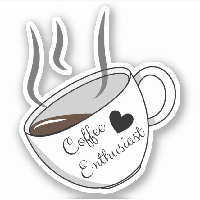 Coffee Enthusiast (Aesthetic Coffee Cup Lovers) (Front)