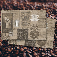Coffee Ephemera Vintage Advertising  Decoupage Art