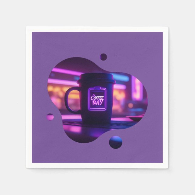 coffee every day napkin (Front)