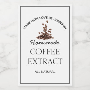 Coffee Extract Label