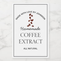 Coffee Extract Label