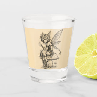 Coffee Fairy Shot Glass