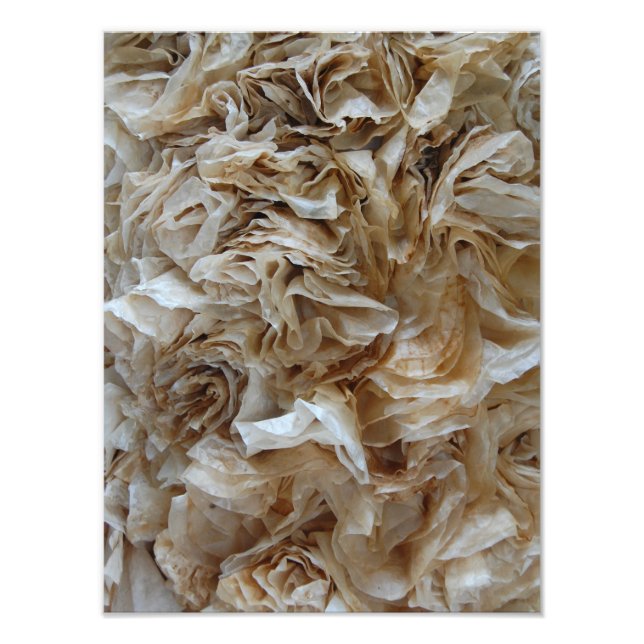 Coffee Filter Fibre Art  Photo Print (Front)