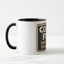 Coffee First Don’t Push Your Luck – Funny Sarcasti