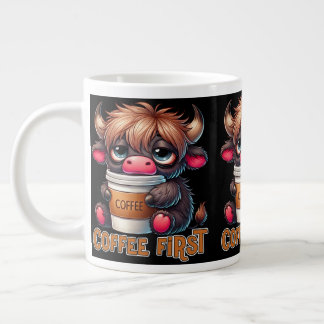 Coffee First Large Coffee Mug