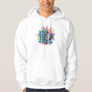 Coffee First Morning Sticker Hoodie
